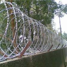 Barb Wire Electric Fence Installation